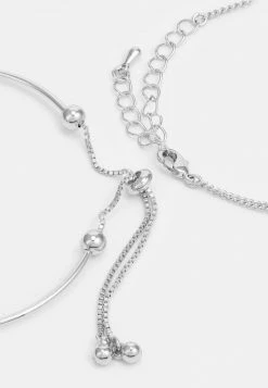 Even&Odd 3 PACK - Armband - Silver-coloured | Damen -Even&Odd Verkäufe d51b7339c90c4abd906422e9f604f959