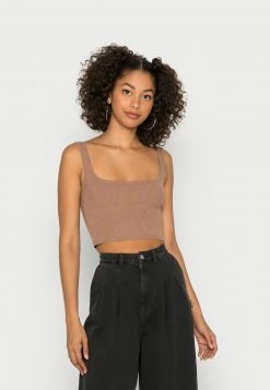 Even&Odd Top - Brown | Damen