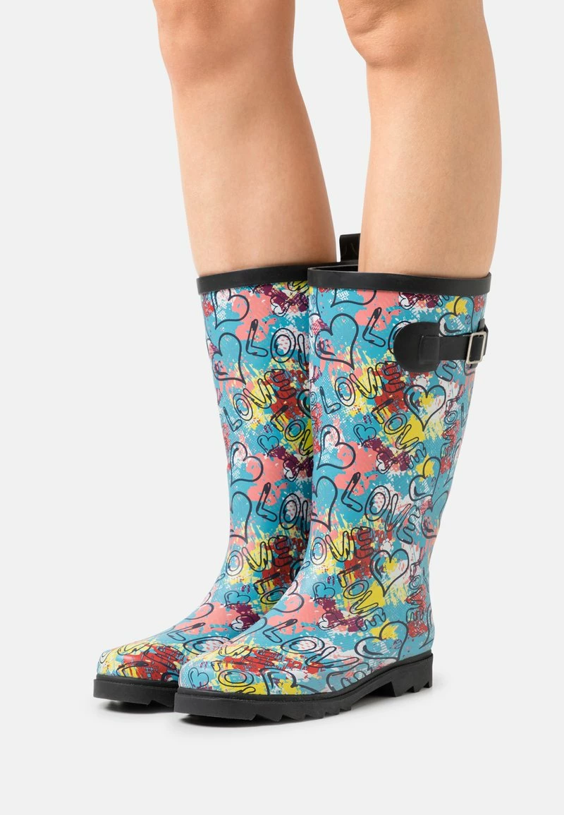 Even&Odd Damen Gummistiefel - Multi-coloured 3 Even&Odd Damen Gummistiefel - Multi-coloured