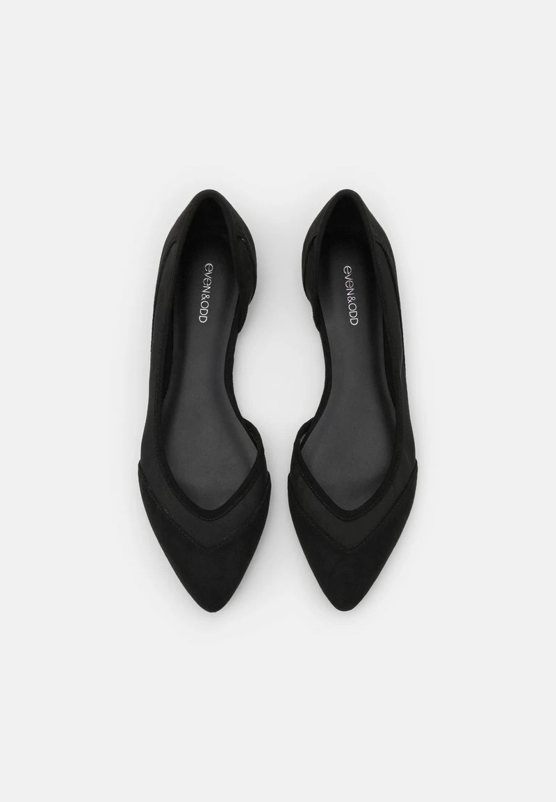 Even&Odd Damen Klassischer Ballerina - Black 8 Even&Odd Damen Klassischer Ballerina - Black – Bild 6