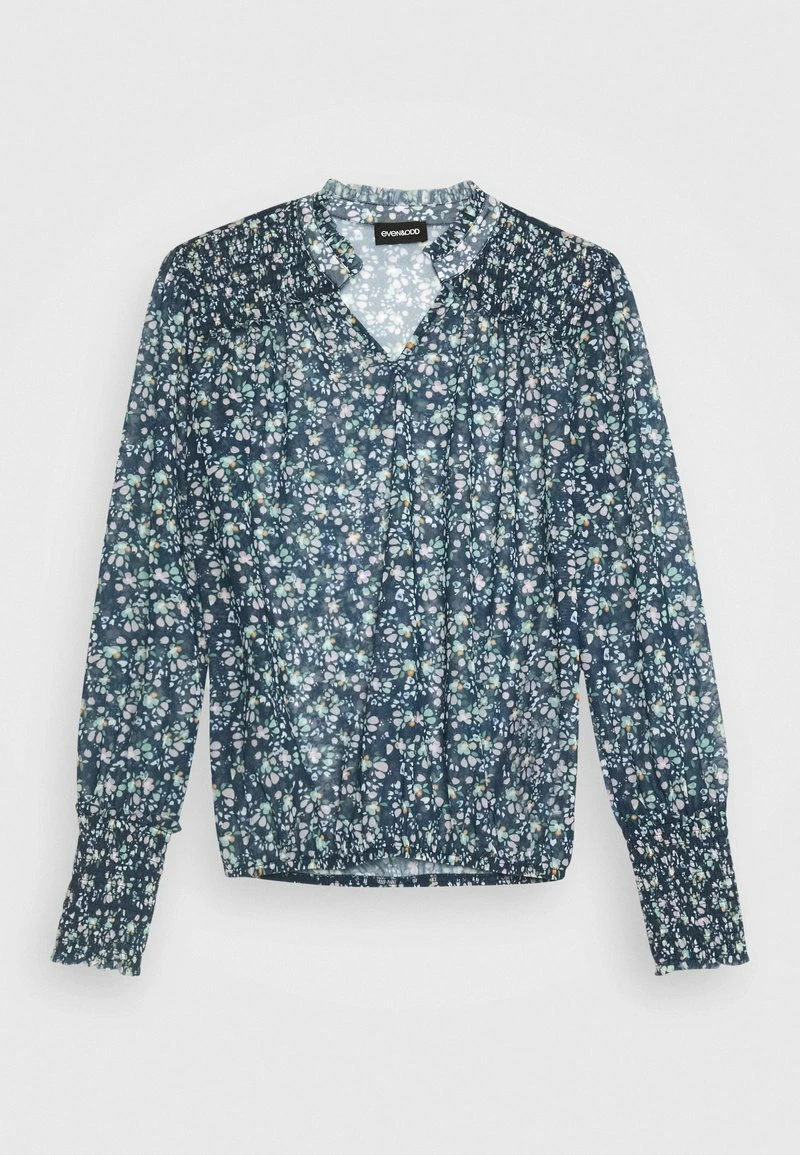 Even&Odd Damen PRINTED BLOUSE - Bluse - Blue 8 Even&Odd Damen PRINTED BLOUSE - Bluse - Blue – Bild 6