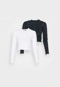 Even&Odd Damen 2 PACK - Langarmshirt - Dark Blue/white -Even&Odd Verkäufe db6d5771e29340cd88caf25a0bc5cf2a