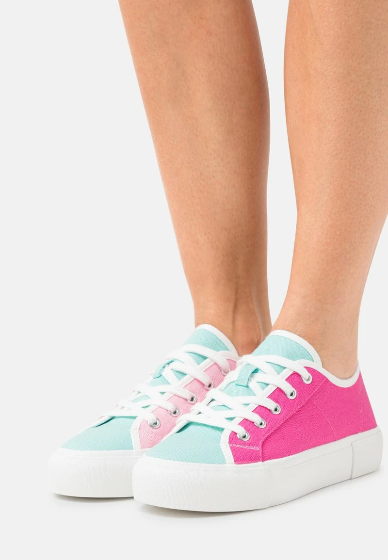 Even&Odd Damen Sneaker Low - Light Pink/light Blue 3 Even&Odd Damen Sneaker Low - Light Pink/light Blue