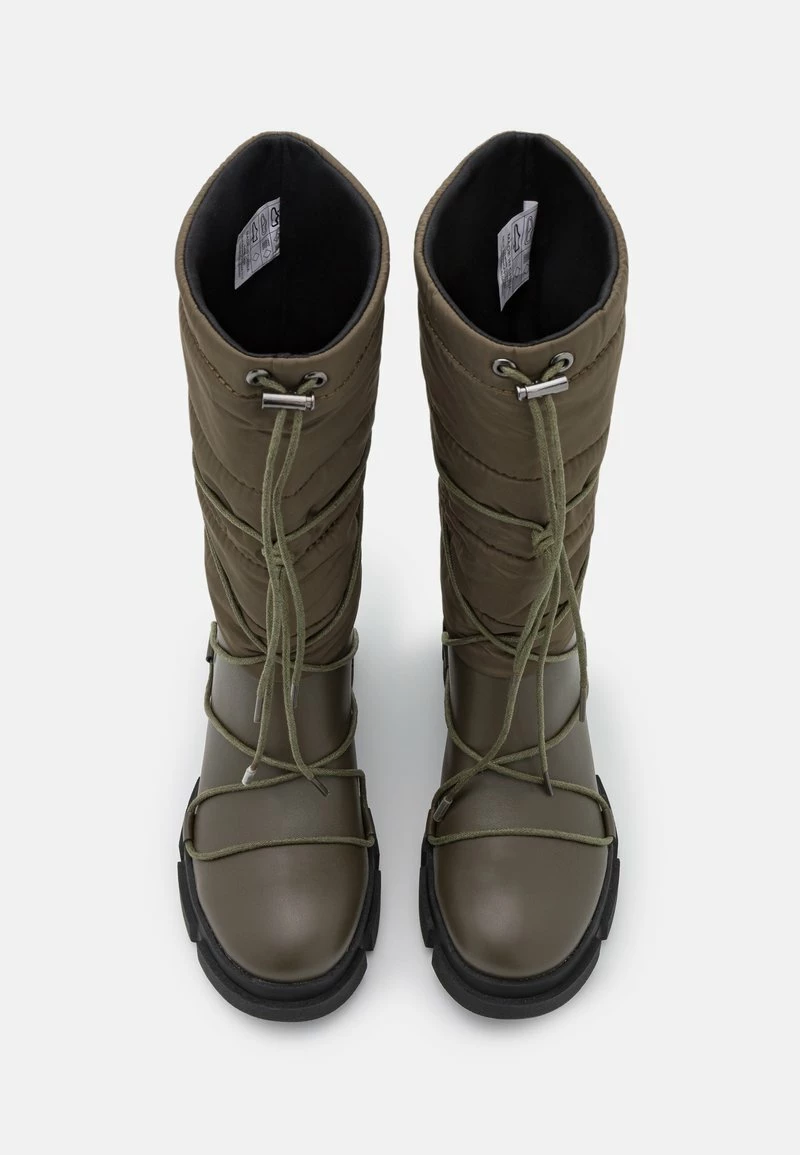 Even&Odd Damen WINTER BOOTIES - Schnürstiefel - Khaki 8 Even&Odd Damen WINTER BOOTIES - Schnürstiefel - Khaki – Bild 6