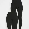 Even&Odd Damen LEGGING AND CYCLE SHORT SET - Shorts - Black -Even&Odd Verkäufe dc20790a8550464a9e74370d07bf521e