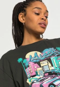 Even&Odd Damen T-Shirt Print - Black -Even&Odd Verkäufe de0c1055c7244a369f1575c2e204e4c1