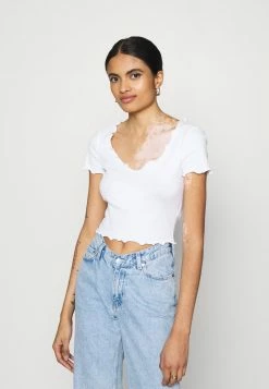 Even&Odd Damen T-Shirt Basic - White