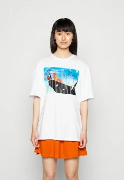 Even&Odd Damen T-Shirt Print - White