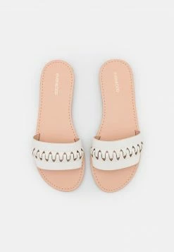 Even&Odd Damen Pantolette Flach - White -Even&Odd Verkäufe e2715242bd2841f3b94a7db647960bdd