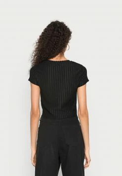 Even&Odd Damen T-Shirt Basic - Black -Even&Odd Verkäufe e5cf02bd9549474ca4e3e83cd67f202c