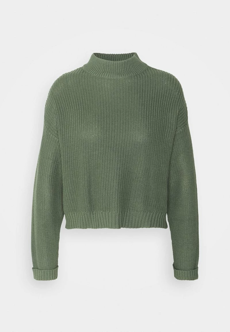 Even&Odd CROPPED MOCK NECK - Strickpullover - Green | Damen 7 Even&Odd CROPPED MOCK NECK - Strickpullover - Green | Damen – Bild 5