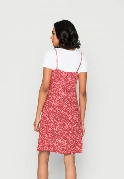 Even&Odd Damen Freizeitkleid - Red/white -Even&Odd Verkäufe e7369ff16431406397c2dd2365bce40a