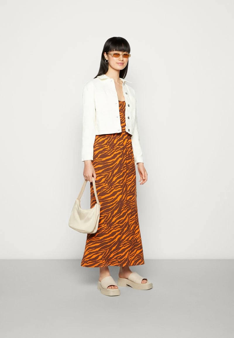 Even&Odd Damen Maxikleid - Orange/brown 4 Even&Odd Damen Maxikleid - Orange/brown – Bild 2