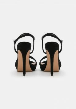 Even&Odd Damen LEATHER - High Heel Sandalette - Black -Even&Odd Verkäufe e8f20610998e41b1ad77efeb8d6c6ed6