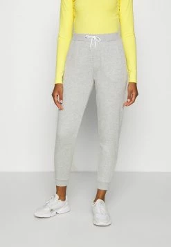 Even&Odd Damen Regular Fit Jogger With Contrast - Jogginghose - Mottled Light Grey