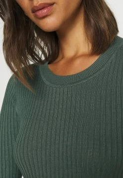 Even&Odd Damen Knit Mini Wide Rib Basic Dress - Etuikleid - Green -Even&Odd Verkäufe eb05e37dcb514bd1948c64dca1ca1fa8