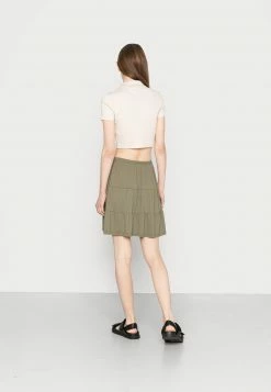 Even&Odd Damen Minirock - Khaki -Even&Odd Verkäufe ebfdf69787e64e96865a69bd66da9300