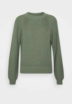 Even&Odd Damen VOLUME SLEEVE JUMPER - Strickpullover - Laurel Wreath -Even&Odd Verkäufe ec718727b7394202a309b442e0f4ceb2