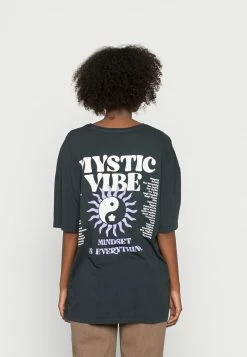 Even&Odd Damen T-Shirt Print - Black