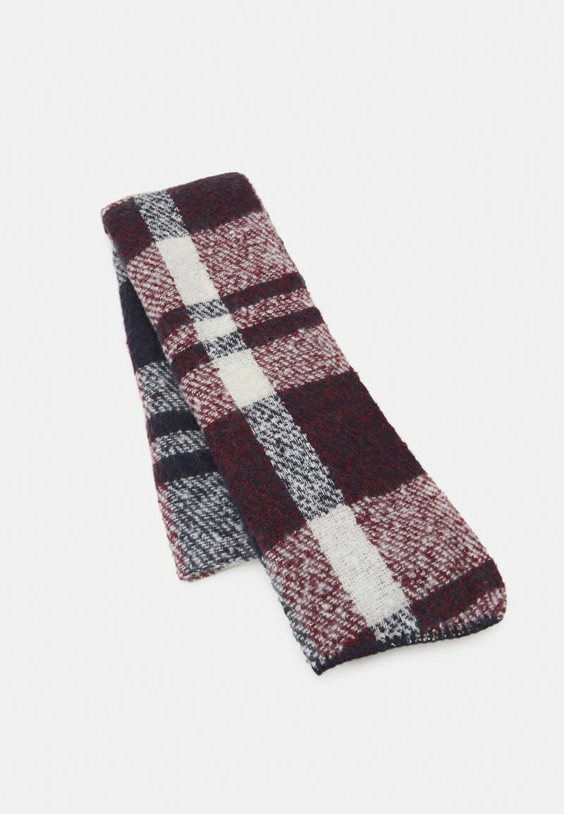 Even&Odd Damen Schal - Bordeaux/dark Blue/offwhite 3 Even&Odd Damen Schal - Bordeaux/dark Blue/offwhite