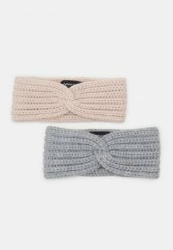 Even&Odd Damen 2 PACK - Ohrenwärmer - Pink/grey