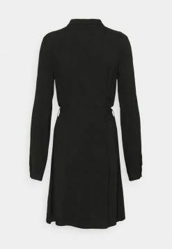 Even&Odd Damen Blusenkleid - Black -Even&Odd Verkäufe ee2483c1f1de415d8dc2f0569f2996f8