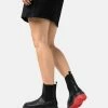 Even&Odd Damen Plateaustiefelette - Black