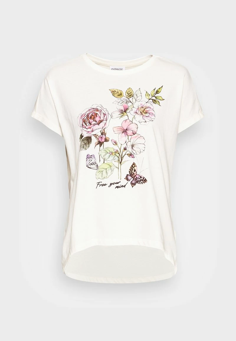 Even&Odd Damen T-Shirt Print - White 6 Even&Odd Damen T-Shirt Print - White – Bild 4