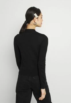 Even&Odd Damen 2 PACK - Strickpullover - Black/green -Even&Odd Verkäufe f05b556c38f5478bb675b42ad74891d8