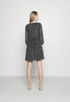 Even&Odd Damen Freizeitkleid - Black/white/yellow -Even&Odd Verkäufe f209a69a5382461f8844ba5cf39d0aef