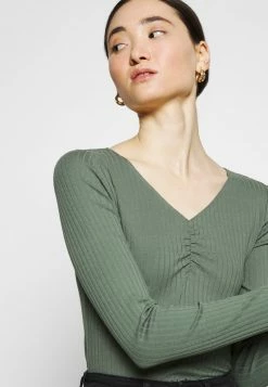 Even&Odd Damen Langarmshirt - Green -Even&Odd Verkäufe f39714b44df3495293c4383a32468e25