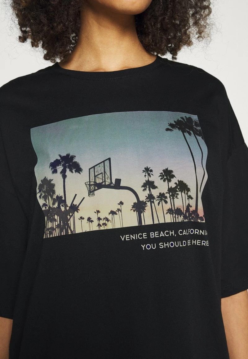 Even&Odd Damen T-Shirt Print - Black 7 Even&Odd Damen T-Shirt Print - Black – Bild 5