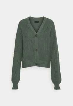 Even&Odd Damen BUTTON THROUGH CARDIGAN - Strickjacke - Green -Even&Odd Verkäufe f452111de25d4ccc8152f1c5f0b3dc53