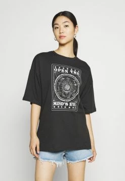 Even&Odd Damen T-Shirt Print - Anthracite