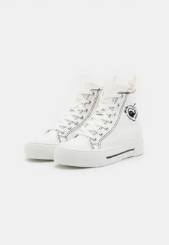 Even&Odd LOVE - Sneaker High - White/black | Damen -Even&Odd Verkäufe f566ee2e3159495b8a9310c69af3b53e