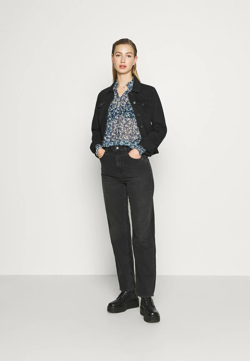 Even&Odd Damen PRINTED BLOUSE - Bluse - Blue 4 Even&Odd Damen PRINTED BLOUSE - Bluse - Blue – Bild 2