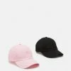 Even&Odd Damen 2 PACK - Cap - Black/pink