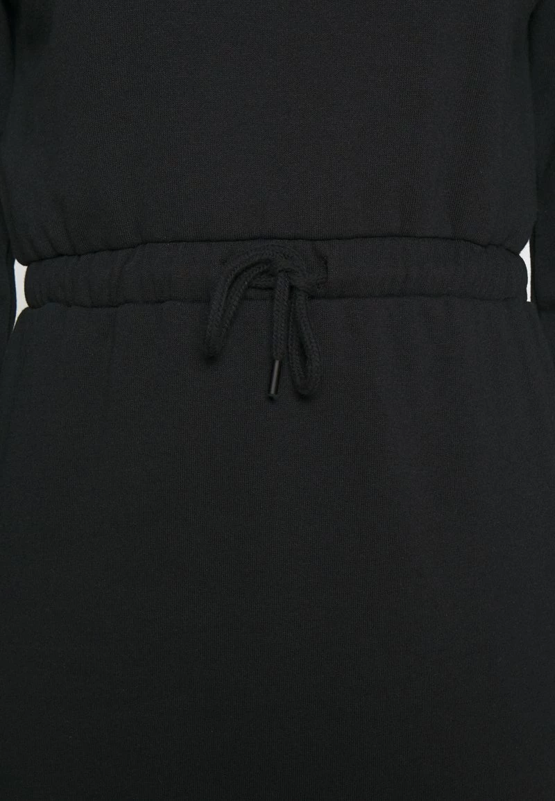Even&Odd Damen Sweat Mini Drawstring Waist Dress - Freizeitkleid - Black 6 Even&Odd Damen Sweat Mini Drawstring Waist Dress - Freizeitkleid - Black – Bild 4
