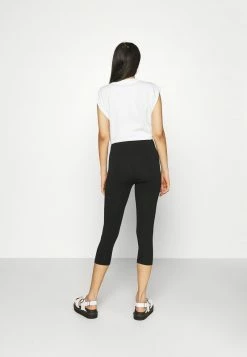 Even&Odd Damen 3/4 Length Legging - Leggings - Hosen - Black -Even&Odd Verkäufe f8b98932b0d64fe2be58477d41ae0e1f