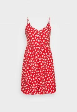 Even&Odd Damen Freizeitkleid - White/red -Even&Odd Verkäufe f9ad60e742e44ad78104acc56840151d