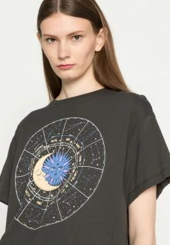 Even&Odd Damen T-Shirt Print - Anthracite -Even&Odd Verkäufe fb028b85f3bc469bb4d01add268cf766