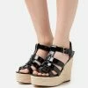 Even&Odd Damen Plateausandalette - Black -Even&Odd Verkäufe fe293ed83f3c40d2be0e79d39544e6f4
