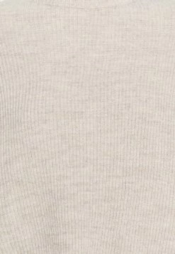 Even&Odd Damen BAT SHAPE MOCK NECK SHORTER - Strickpullover - Beige -Even&Odd Verkäufe feaa2fd5c84b446e96e62a1f6cb1b748