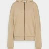 Even&Odd Damen OVERSIZED HOODED ZIP JACKET - Sweatjacke - Mottled Beige -Even&Odd Verkäufe ff87eb3cb6ba45df9f2ed79bd51bd699