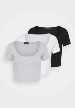 Even&Odd Damen 3 PACK - T-Shirt Print - Black/white/mottled Light Grey 17 Even&Odd Damen 3 PACK - T-Shirt Print - Black/white/mottled Light Grey -Even&Odd Verkäufe ffd711a6c49642b08b8fc1391f467640